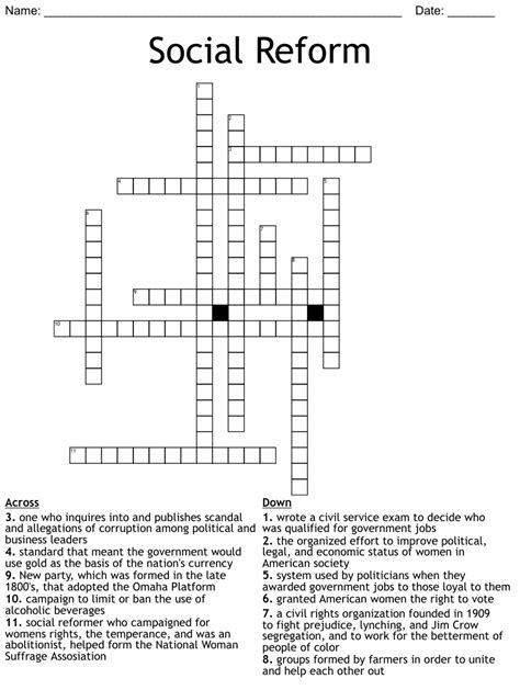 Find the latest crossword clues from New York Times Crosswords, LA Times Crosswords and many more. Enter Given Clue. ... Economist and social reformer Webb who coined the term "collective bargaining" 2% 5 PEERS: Social equals 2% 5 TRIBE: Social group 2% 6 CIRCLE: Social group 2% 15 WILLIAM COBBETT: …